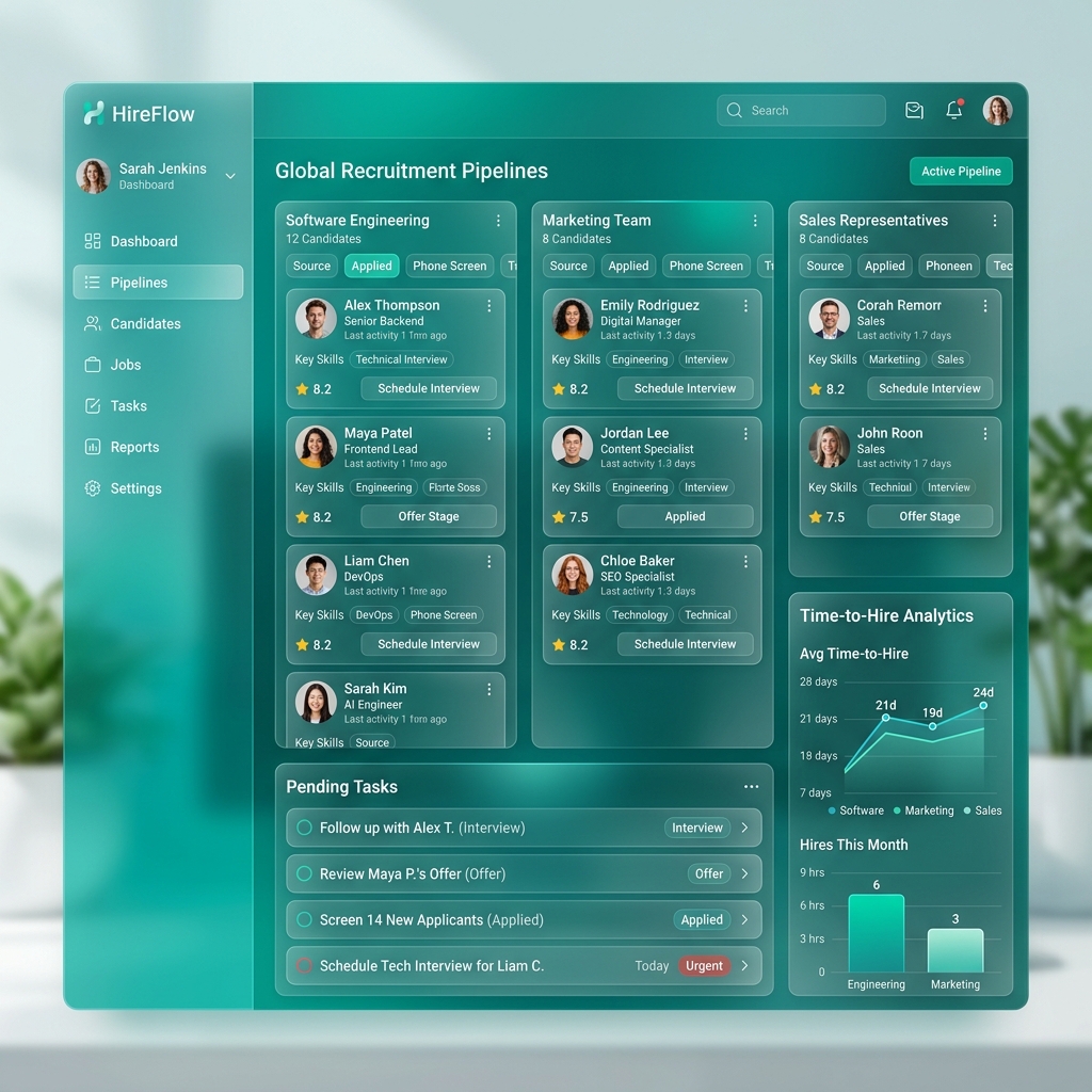 Hiring Progress & Pipeline Visibility