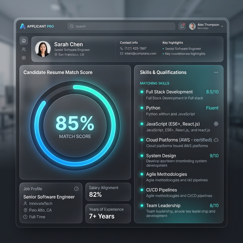 AI Resume Score for Better Fit